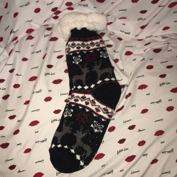 Joyin soft premium fleece crew sock 🦌 black - Picture 2 of 3